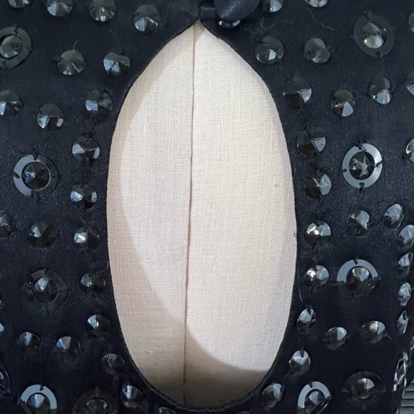 French Connection Black Sheath Embellished Mini Dress - Picture 8 of 14